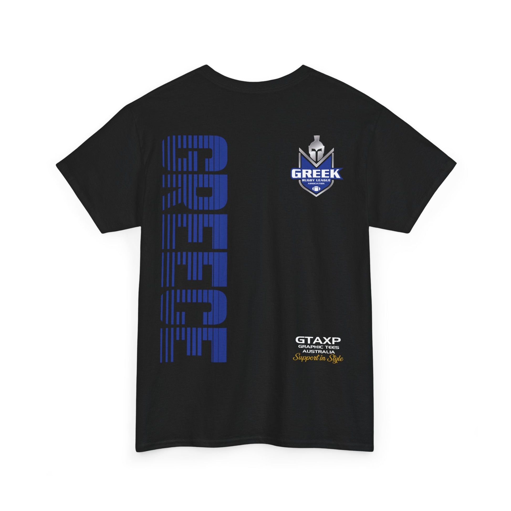 Greece Titans World Cup Graphic Tee Graphic Tees Australia Graphic T-Shirt Australia -  Cool Graphic T-Shirts Online -  Greece Titans World Cup T-Shirt | Rugby League Supporter T-Shirt