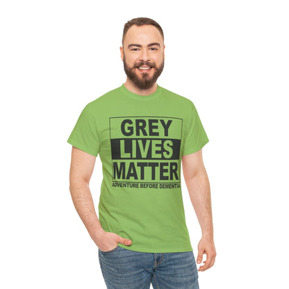 Grey Lives Matter Graphic Tee Graphic Tees Australia Lime / S Graphic T-Shirt Australia -  Cool Graphic T-Shirts Online -  Grey Lives Matter T-Shirt | Funny Grey Nomad T-Shirts Australia