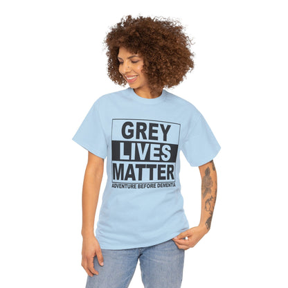 Grey Lives Matter Graphic Tee Graphic Tees Australia Graphic T-Shirt Australia -  Cool Graphic T-Shirts Online -  Grey Lives Matter T-Shirt | Funny Grey Nomad T-Shirts Australia