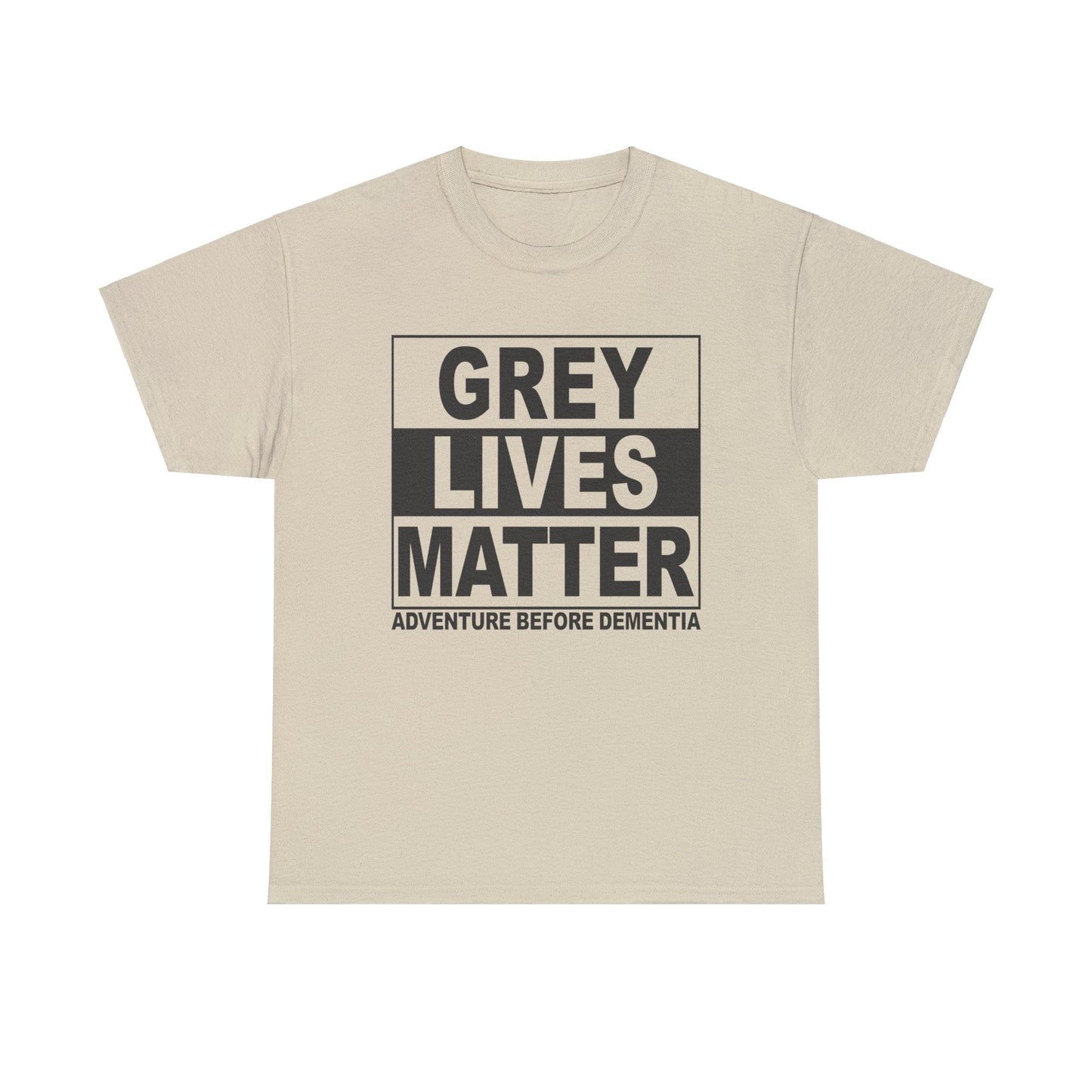 Grey Lives Matter Graphic Tee Graphic Tees Australia Graphic T-Shirt Australia -  Cool Graphic T-Shirts Online -  Grey Lives Matter T-Shirt | Funny Grey Nomad T-Shirts Australia