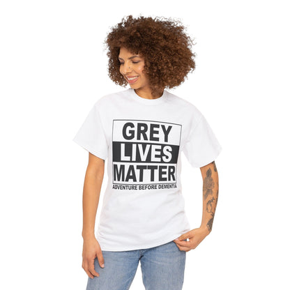 Grey Lives Matter Graphic Tee Graphic Tees Australia Graphic T-Shirt Australia -  Cool Graphic T-Shirts Online -  Grey Lives Matter T-Shirt | Funny Grey Nomad T-Shirts Australia