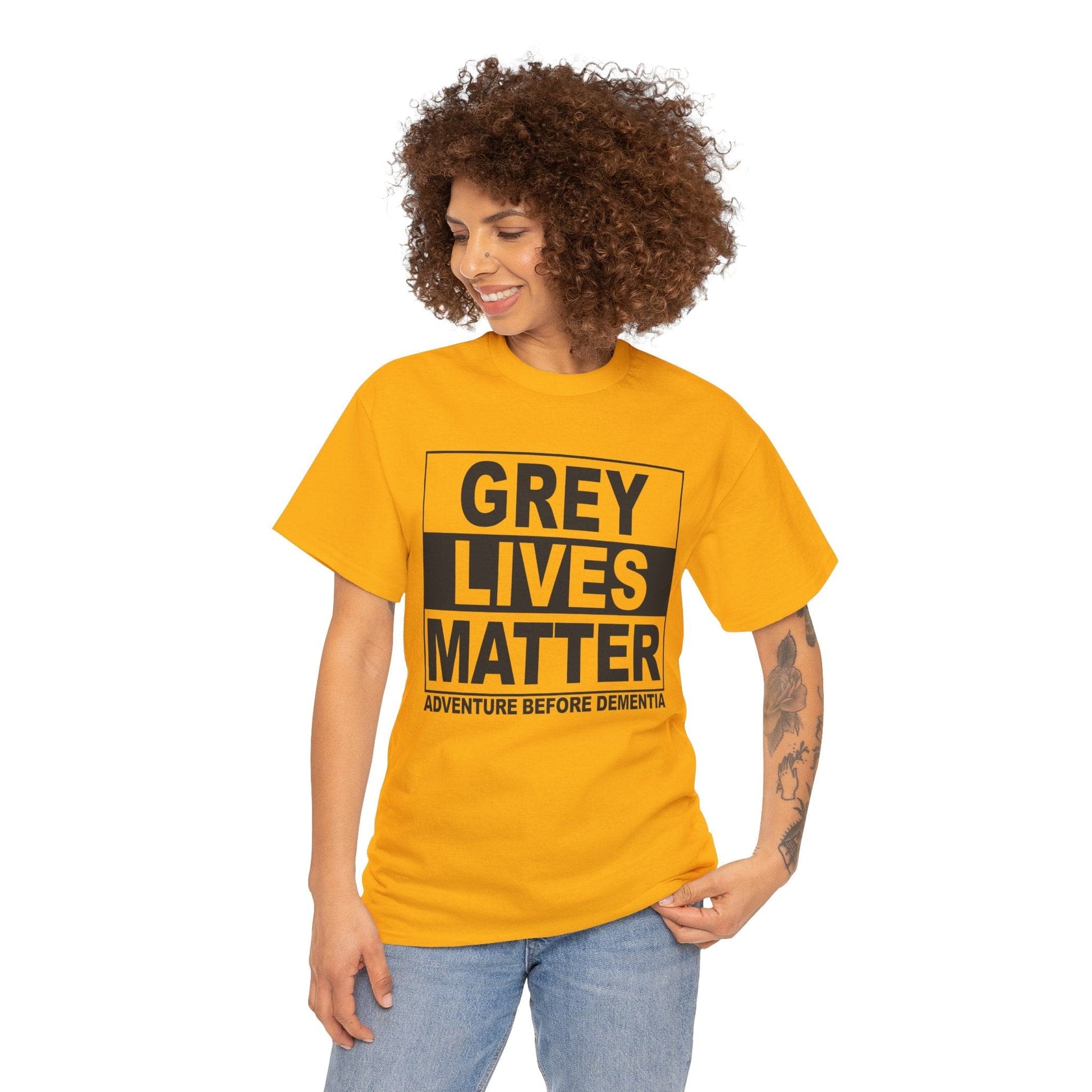 Grey Lives Matter Graphic Tee Graphic Tees Australia Graphic T-Shirt Australia -  Cool Graphic T-Shirts Online -  Grey Lives Matter T-Shirt | Funny Grey Nomad T-Shirts Australia