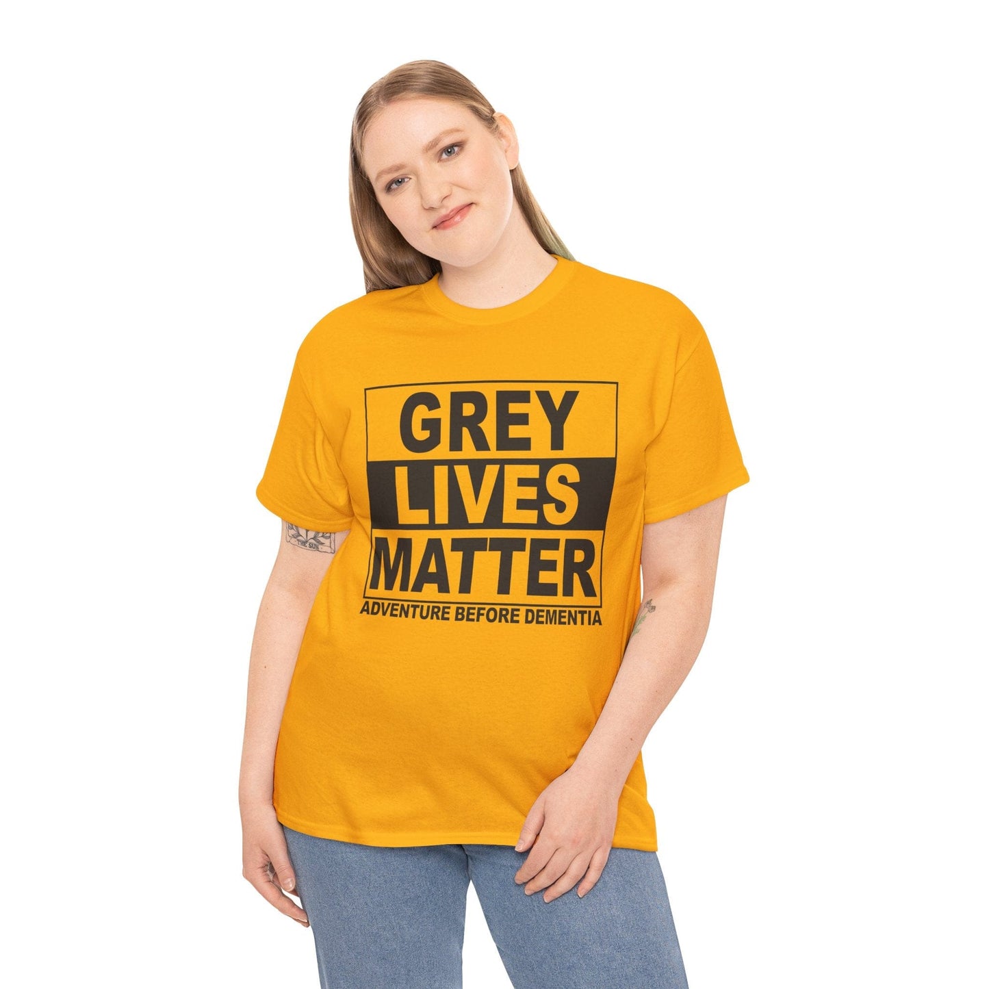 Grey Lives Matter Graphic Tee Graphic Tees Australia Graphic T-Shirt Australia -  Cool Graphic T-Shirts Online -  Grey Lives Matter T-Shirt | Funny Grey Nomad T-Shirts Australia