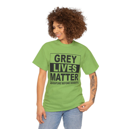 Grey Lives Matter Graphic Tee Graphic Tees Australia Graphic T-Shirt Australia -  Cool Graphic T-Shirts Online -  Grey Lives Matter T-Shirt | Funny Grey Nomad T-Shirts Australia