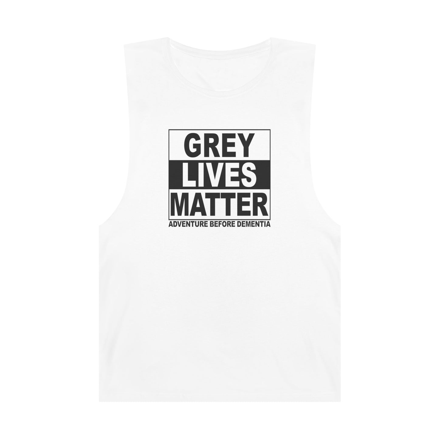 Grey Lives Matter Tank Top Graphic Tees Australia Graphic T-Shirt Australia -  Cool Graphic T-Shirts Online -  Grey Lives Matter Tank Top | Grey Nomads Clothing