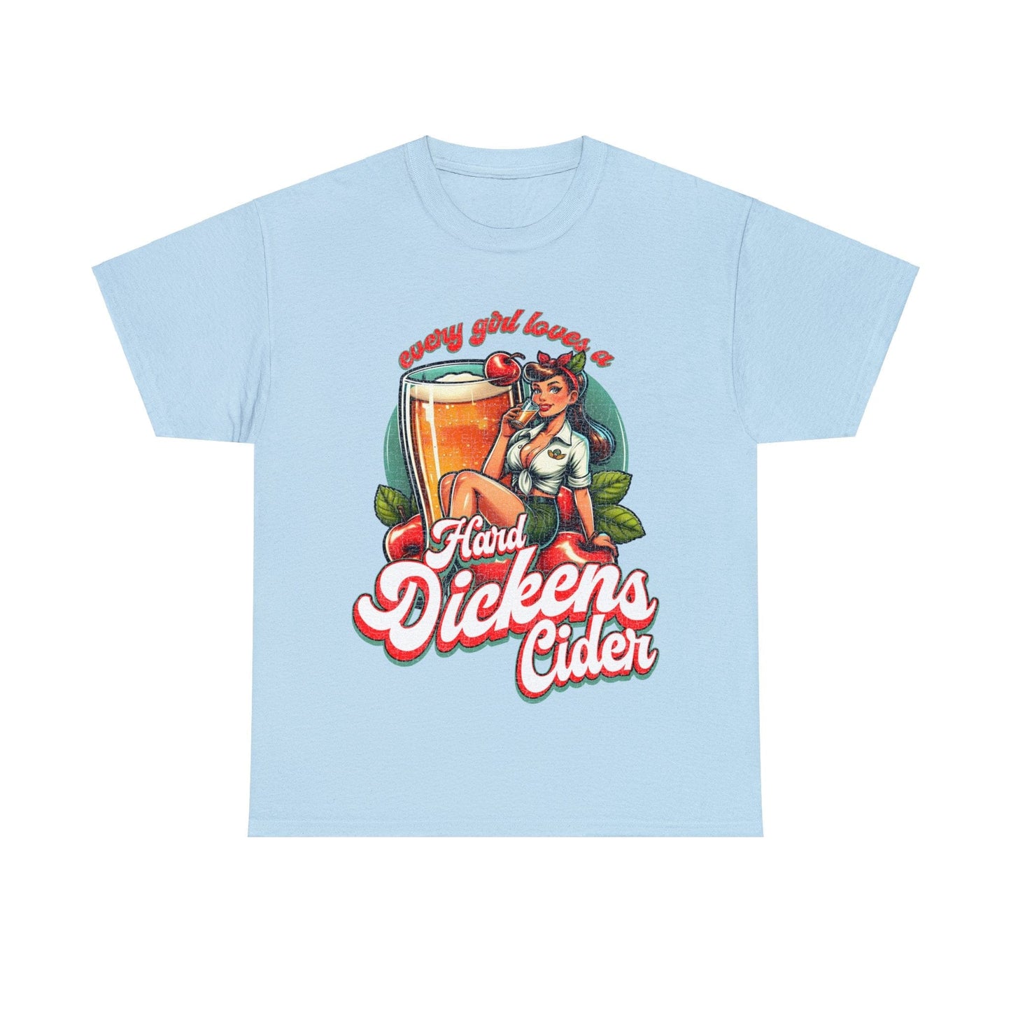 Hard Dickens Cider Graphic Tee Graphic Tees Australia Graphic T-Shirt Australia -  Cool Graphic T-Shirts Online -  Hard Dickens Cider T-Shirt