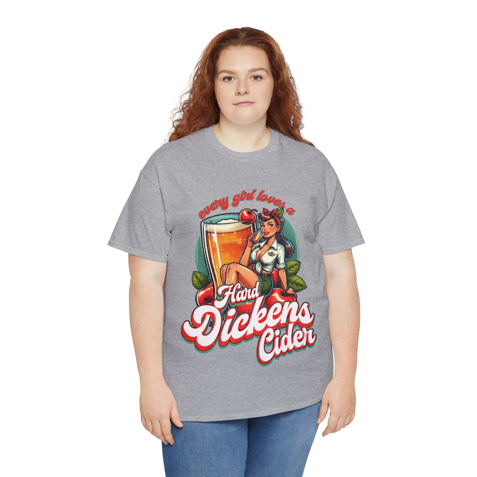 Hard Dickens Cider Graphic Tee Graphic Tees Australia Graphic T-Shirt Australia -  Cool Graphic T-Shirts Online -  Hard Dickens Cider T-Shirt