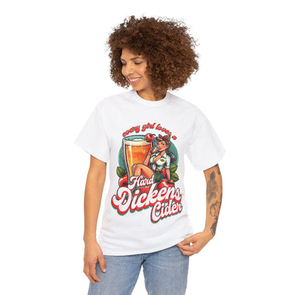 Hard Dickens Cider Graphic Tee Graphic Tees Australia Graphic T-Shirt Australia -  Cool Graphic T-Shirts Online -  Hard Dickens Cider T-Shirt