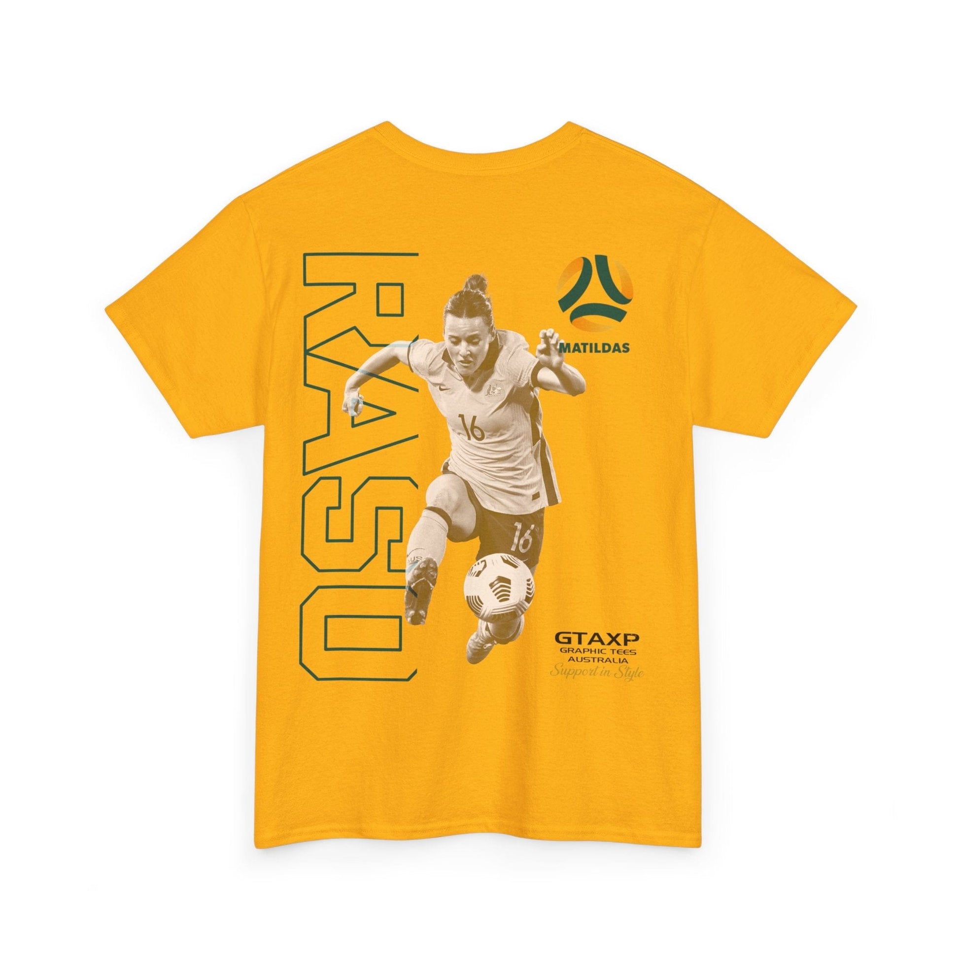 Hayley Raso Matildas Duo Graphic Tee Graphic Tees Australia Graphic T-Shirt Australia -  Cool Graphic T-Shirts Online -  Hayley Raso Matildas Duo T-Shirt | MAtildas T-Shirts Australia