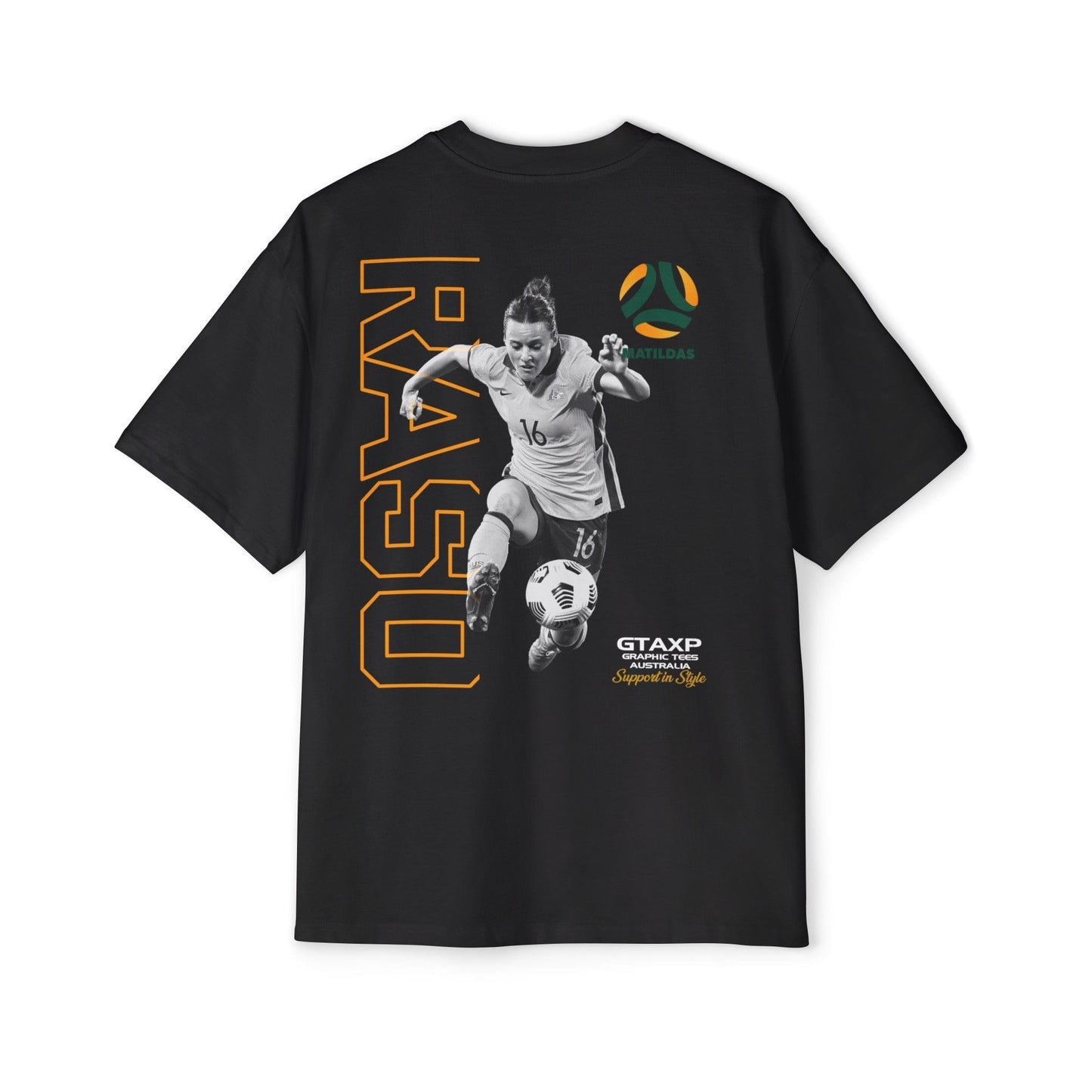 Hayley Raso Matildas Duo Oversized Tee Graphic Tees Australia Graphic T-Shirt Australia -  Cool Graphic T-Shirts Online -  Hayley Raso Matildas Duo Oversized Tee | Tillies Australia Merch