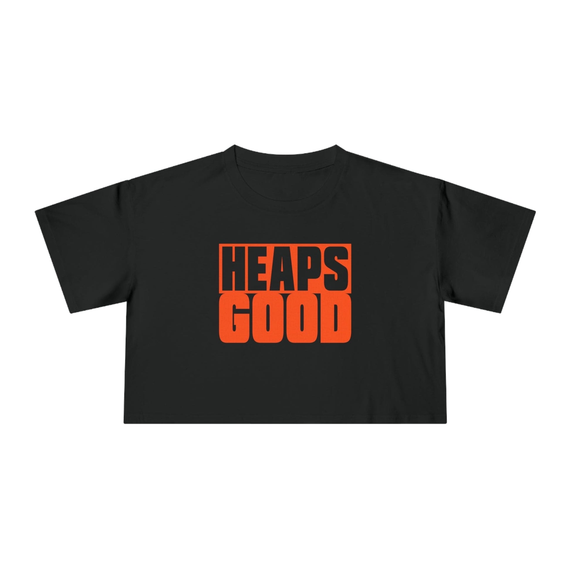 Heaps Good Crop Tee Graphic Tees Australia Graphic T-Shirt Australia -  Cool Graphic T-Shirts Online -  Heaps Good Crop Tee | Quirky Graphic T-Shirts Australia