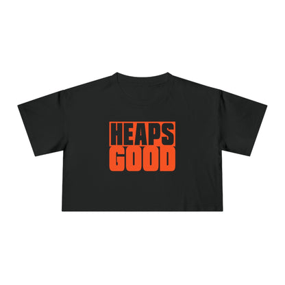 Heaps Good Crop Tee Graphic Tees Australia Graphic T-Shirt Australia -  Cool Graphic T-Shirts Online -  Heaps Good Crop Tee | Quirky Graphic T-Shirts Australia