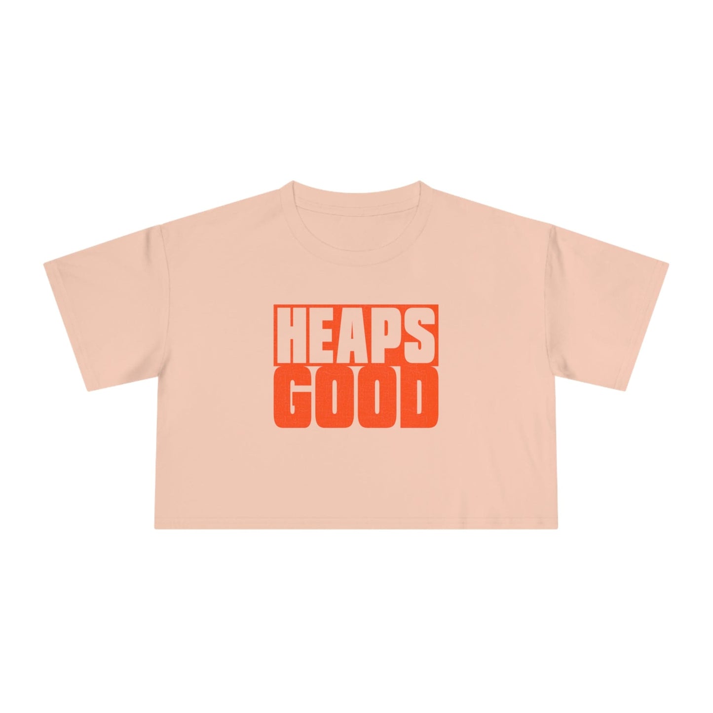 Heaps Good Crop Tee Graphic Tees Australia Graphic T-Shirt Australia -  Cool Graphic T-Shirts Online -  Heaps Good Crop Tee | Quirky Graphic T-Shirts Australia