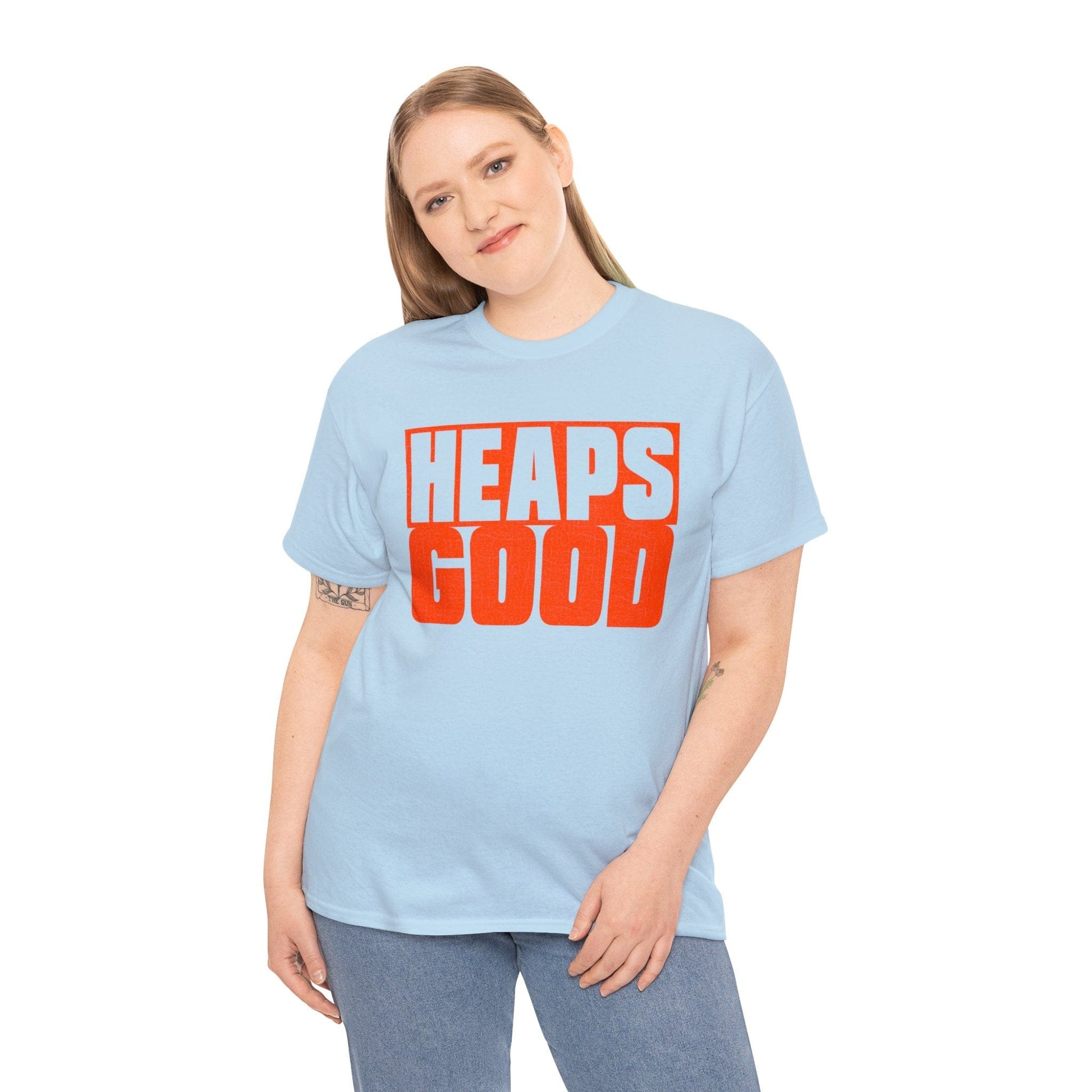 Heaps Good Graphic Tee Graphic Tees Australia Light Blue / S Graphic T-Shirt Australia -  Cool Graphic T-Shirts Online -  Heaps Good T-Shirt | Cool Graphic T-Shirts Australia