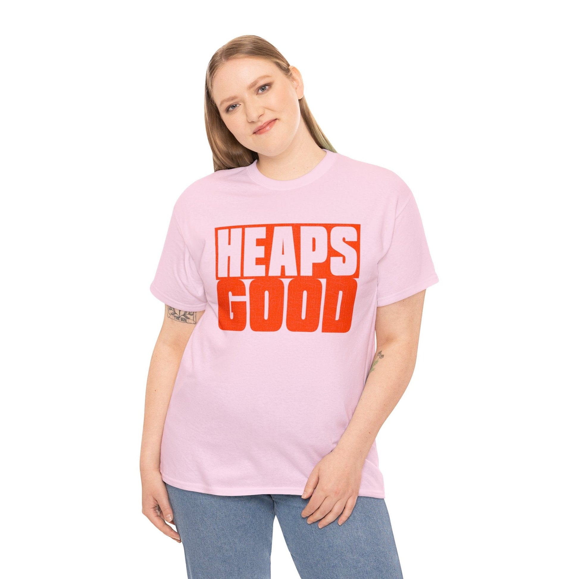 Heaps Good Graphic Tee Graphic Tees Australia Light Pink / S Graphic T-Shirt Australia -  Cool Graphic T-Shirts Online -  Heaps Good T-Shirt | Cool Graphic T-Shirts Australia