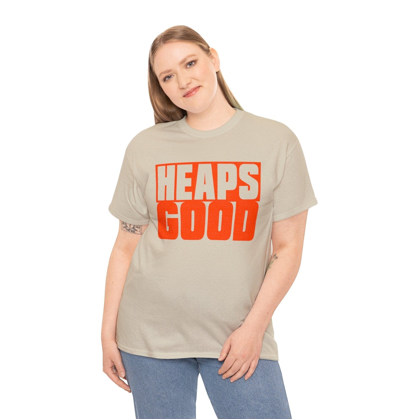 Heaps Good Graphic Tee Graphic Tees Australia Sand / S Graphic T-Shirt Australia -  Cool Graphic T-Shirts Online -  Heaps Good T-Shirt | Cool Graphic T-Shirts Australia