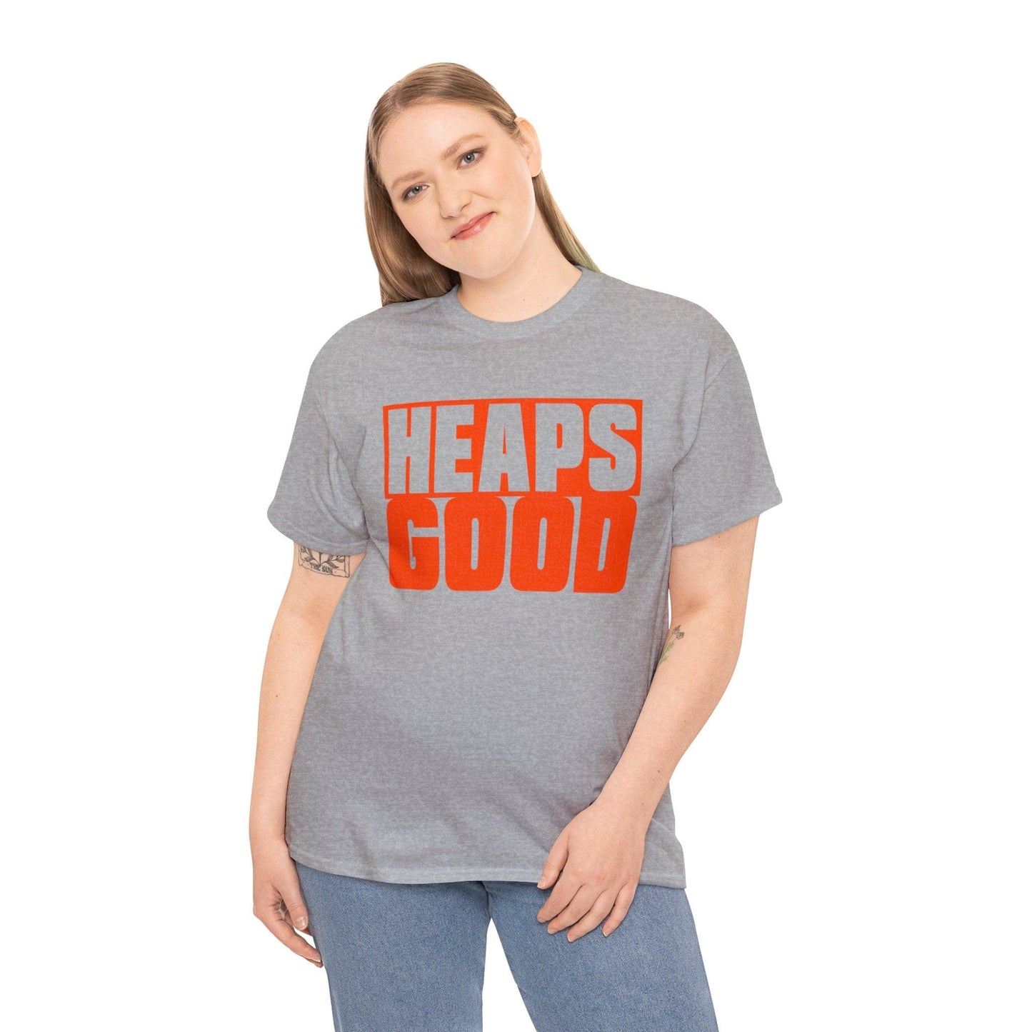 Heaps Good Graphic Tee Graphic Tees Australia Sport Grey / S Graphic T-Shirt Australia -  Cool Graphic T-Shirts Online -  Heaps Good T-Shirt | Cool Graphic T-Shirts Australia