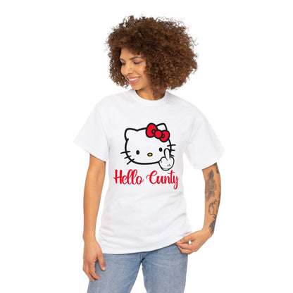 Hello Cunty Graphic Tee Graphic Tees Australia White / S Graphic T-Shirt Australia -  Cool Graphic T-Shirts Online -  Hello Cunty T-Shirt | Funny Graphic T-Shirts Australia