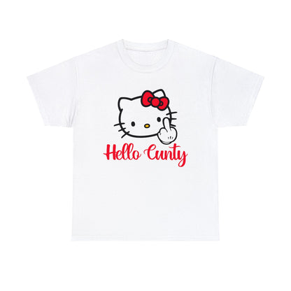 Hello Cunty Graphic Tee Graphic Tees Australia Graphic T-Shirt Australia -  Cool Graphic T-Shirts Online -  Hello Cunty T-Shirt | Funny Graphic T-Shirts Australia