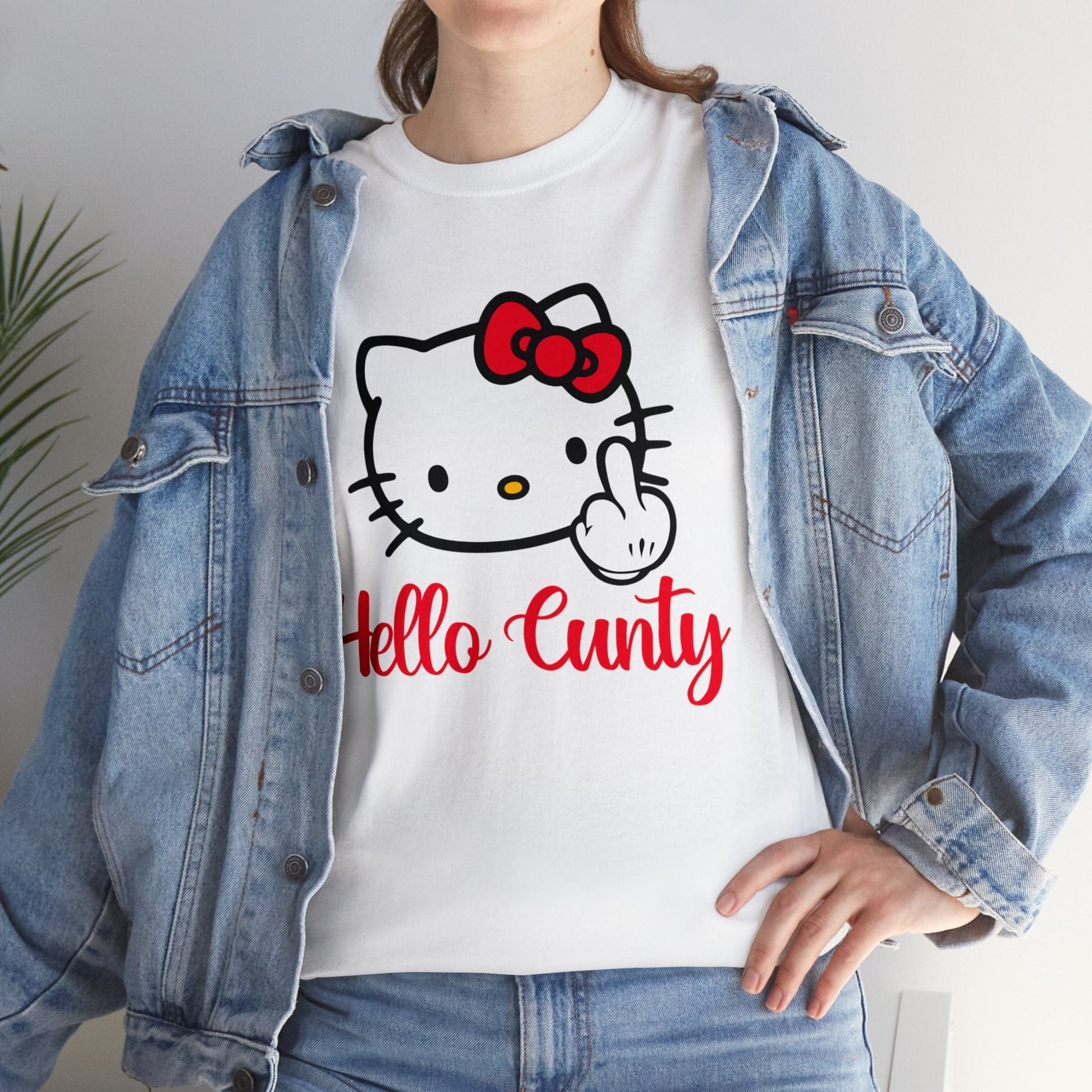 Hello Cunty Graphic Tee Graphic Tees Australia Graphic T-Shirt Australia -  Cool Graphic T-Shirts Online -  Hello Cunty T-Shirt | Funny Graphic T-Shirts Australia