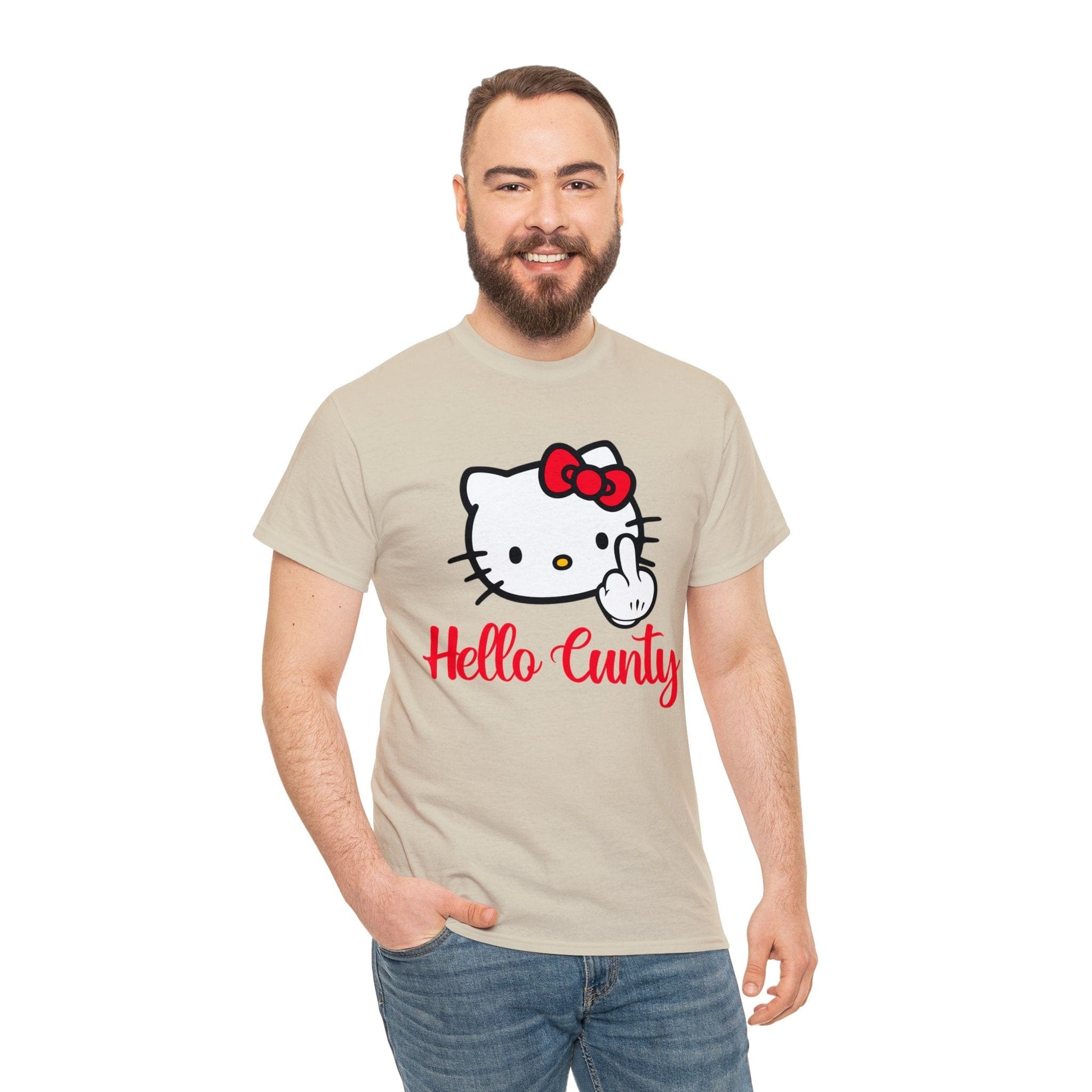 Hello Cunty Graphic Tee Graphic Tees Australia Graphic T-Shirt Australia -  Cool Graphic T-Shirts Online -  Hello Cunty T-Shirt | Funny Graphic T-Shirts Australia