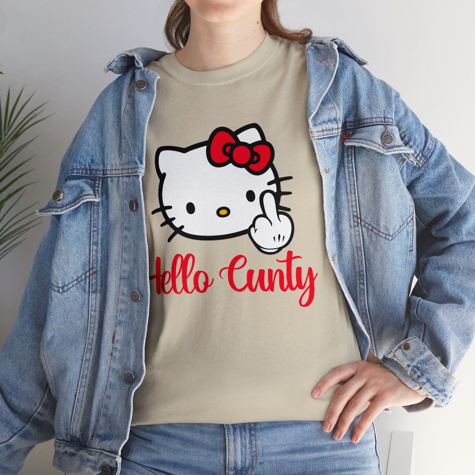 Hello Cunty Graphic Tee Graphic Tees Australia Graphic T-Shirt Australia -  Cool Graphic T-Shirts Online -  Hello Cunty T-Shirt | Funny Graphic T-Shirts Australia