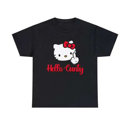 Hello Cunty Graphic Tee Graphic Tees Australia Graphic T-Shirt Australia -  Cool Graphic T-Shirts Online -  Hello Cunty T-Shirt | Funny Graphic T-Shirts Australia