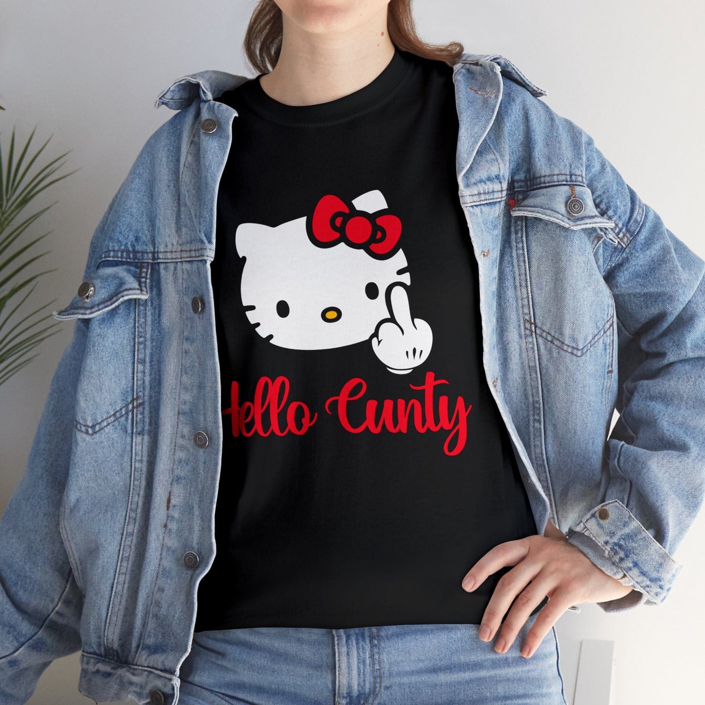 Hello Cunty Graphic Tee Graphic Tees Australia Graphic T-Shirt Australia -  Cool Graphic T-Shirts Online -  Hello Cunty T-Shirt | Funny Graphic T-Shirts Australia