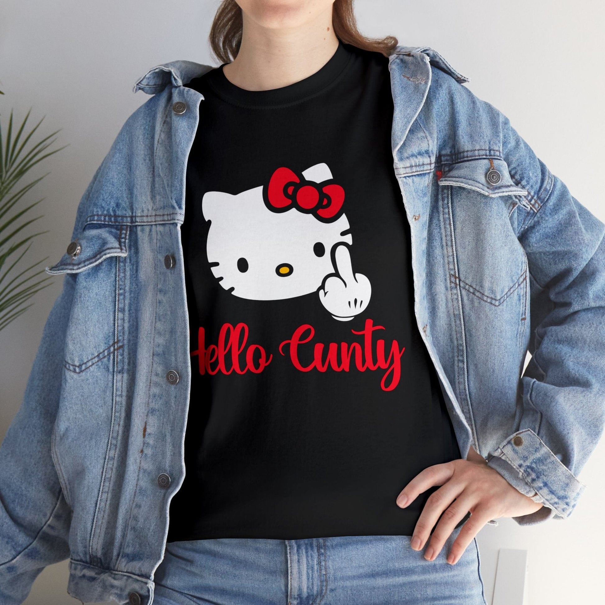 Hello Cunty Graphic Tee Graphic Tees Australia Graphic T-Shirt Australia -  Cool Graphic T-Shirts Online -  Hello Cunty T-Shirt | Funny Graphic T-Shirts Australia