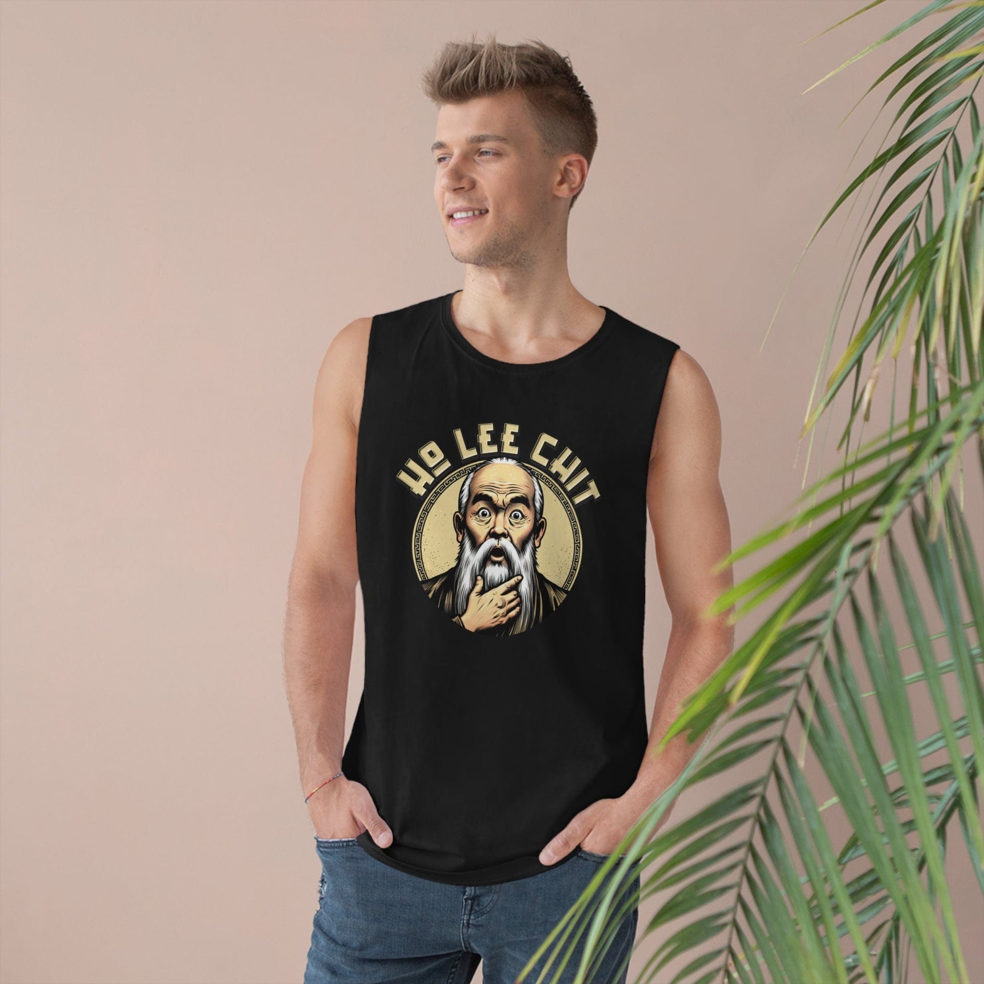 Ho Lee Chit Tank Top Graphic Tees Australia Black / XS Graphic T-Shirt Australia -  Cool Graphic T-Shirts Online -  Ho Lee Chit Tank Top | Rude & Insulting Tank Tops Au