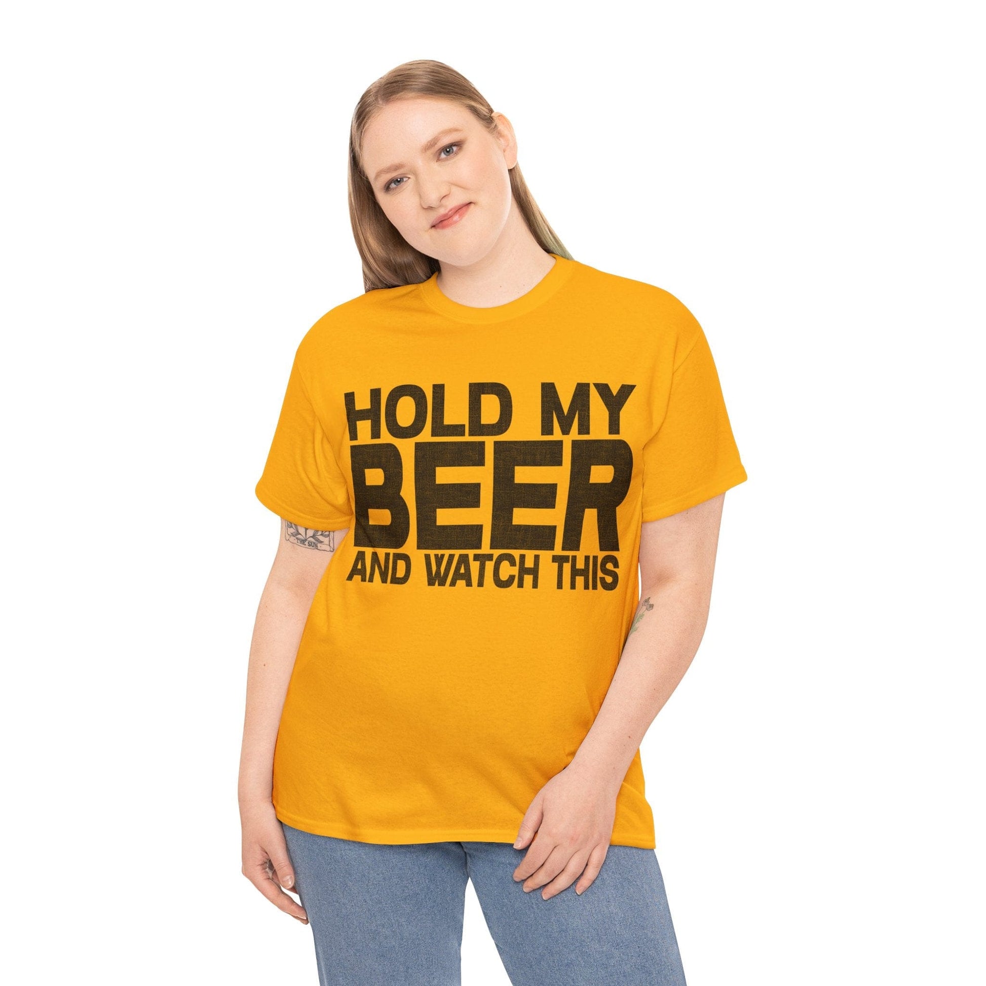 Hold My Beer Graphic Tee Graphic Tees Australia Graphic T-Shirt Australia -  Cool Graphic T-Shirts Online -  Hold My Beer T-Shirt | Funny Graphic T-Shirts Australia