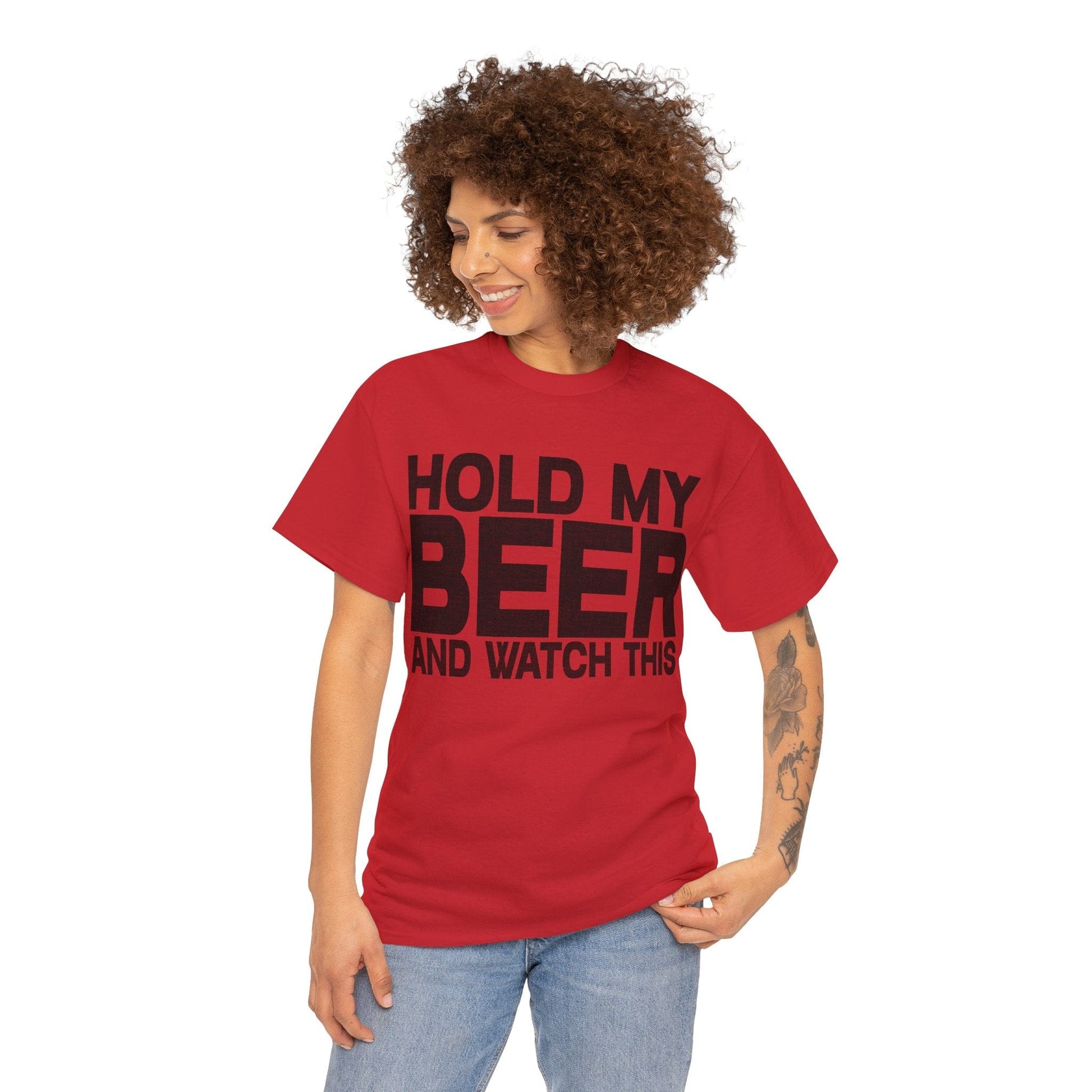 Hold My Beer Graphic Tee Graphic Tees Australia Graphic T-Shirt Australia -  Cool Graphic T-Shirts Online -  Hold My Beer T-Shirt | Funny Graphic T-Shirts Australia