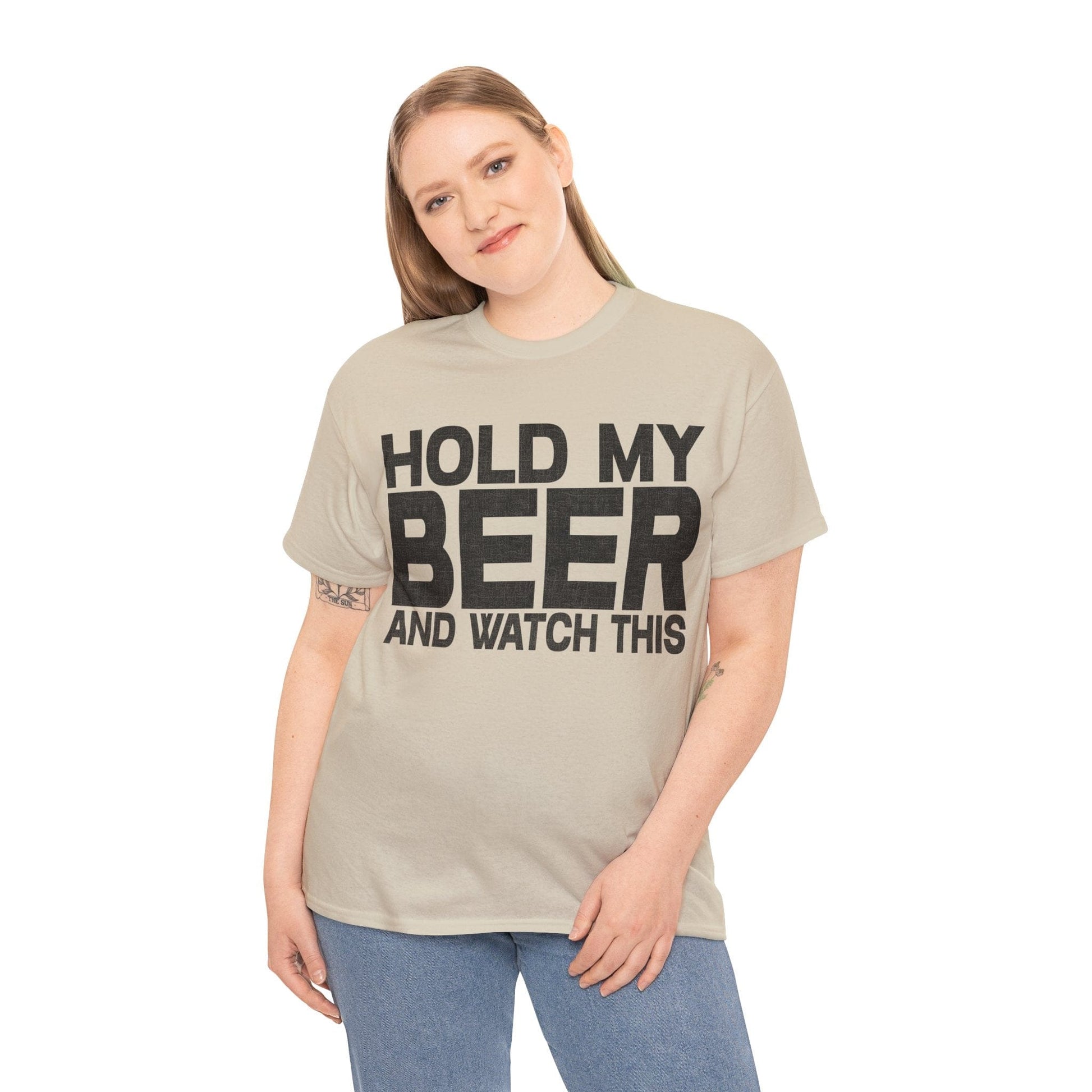 Hold My Beer Graphic Tee Graphic Tees Australia Graphic T-Shirt Australia -  Cool Graphic T-Shirts Online -  Hold My Beer T-Shirt | Funny Graphic T-Shirts Australia