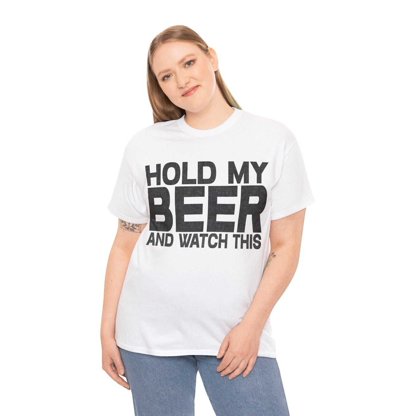 Hold My Beer Graphic Tee Graphic Tees Australia Graphic T-Shirt Australia -  Cool Graphic T-Shirts Online -  Hold My Beer T-Shirt | Funny Graphic T-Shirts Australia