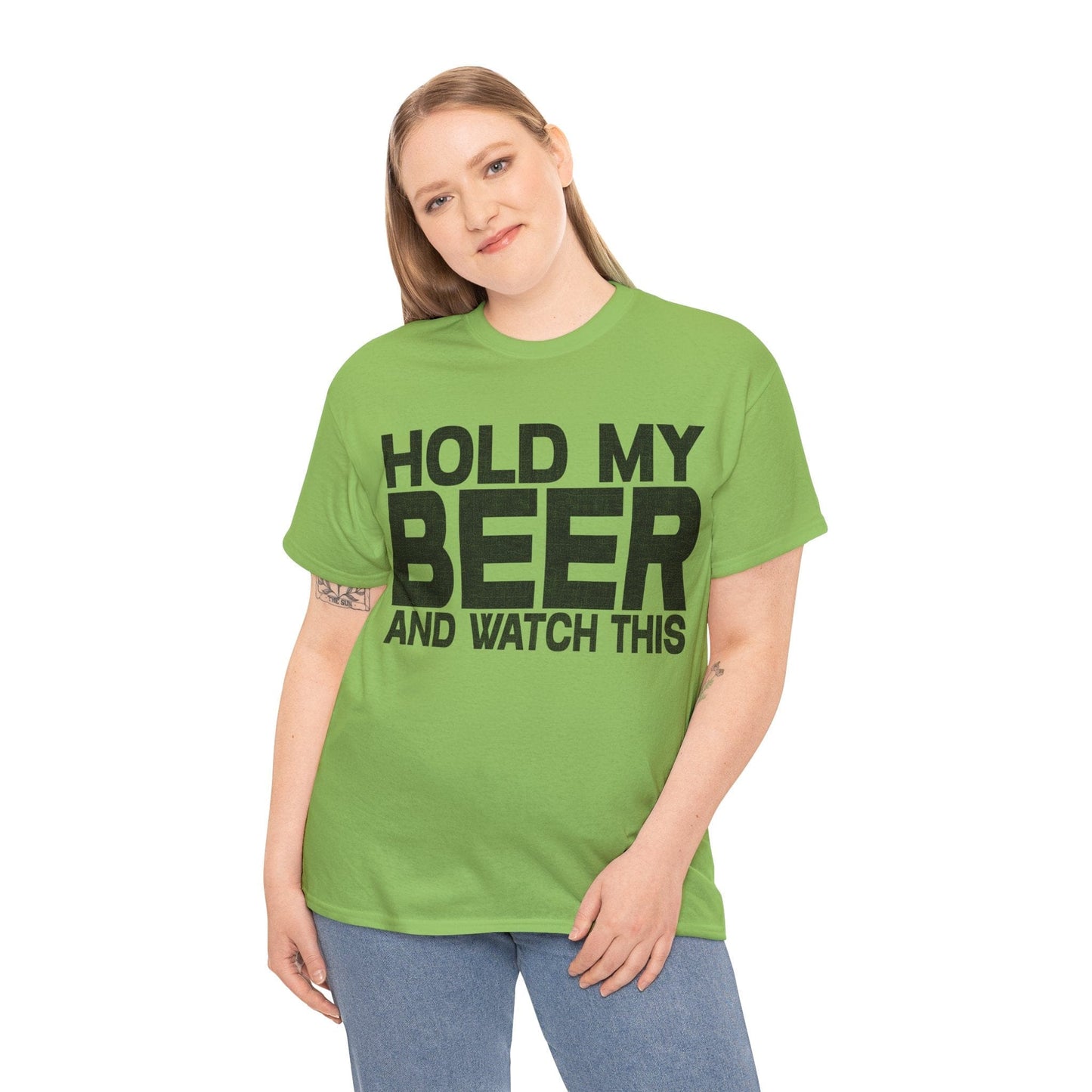 Hold My Beer Graphic Tee Graphic Tees Australia Graphic T-Shirt Australia -  Cool Graphic T-Shirts Online -  Hold My Beer T-Shirt | Funny Graphic T-Shirts Australia