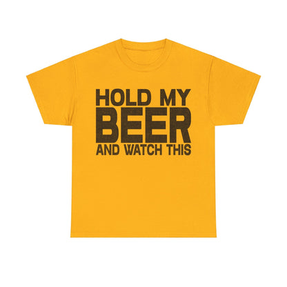 Hold My Beer Graphic Tee Graphic Tees Australia Graphic T-Shirt Australia -  Cool Graphic T-Shirts Online -  Hold My Beer T-Shirt | Funny Graphic T-Shirts Australia