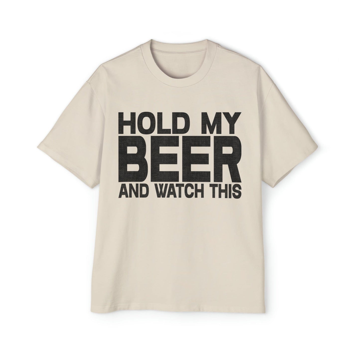 Hold My Beer Oversized Tee Graphic Tees Australia Graphic T-Shirt Australia -  Cool Graphic T-Shirts Online -  Hold My Beer Oversized Tee | Funny Beer T-Shirts Australia