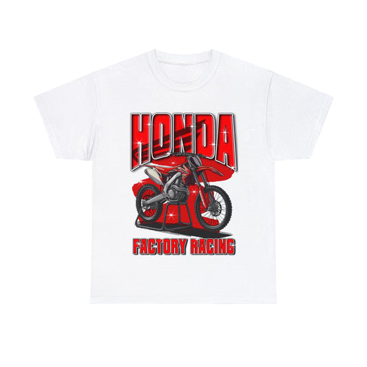 Honda Factory Racing Graphic Tee Graphic Tees Australia White / S Graphic T-Shirt Australia -  Cool Graphic T-Shirts Online - 