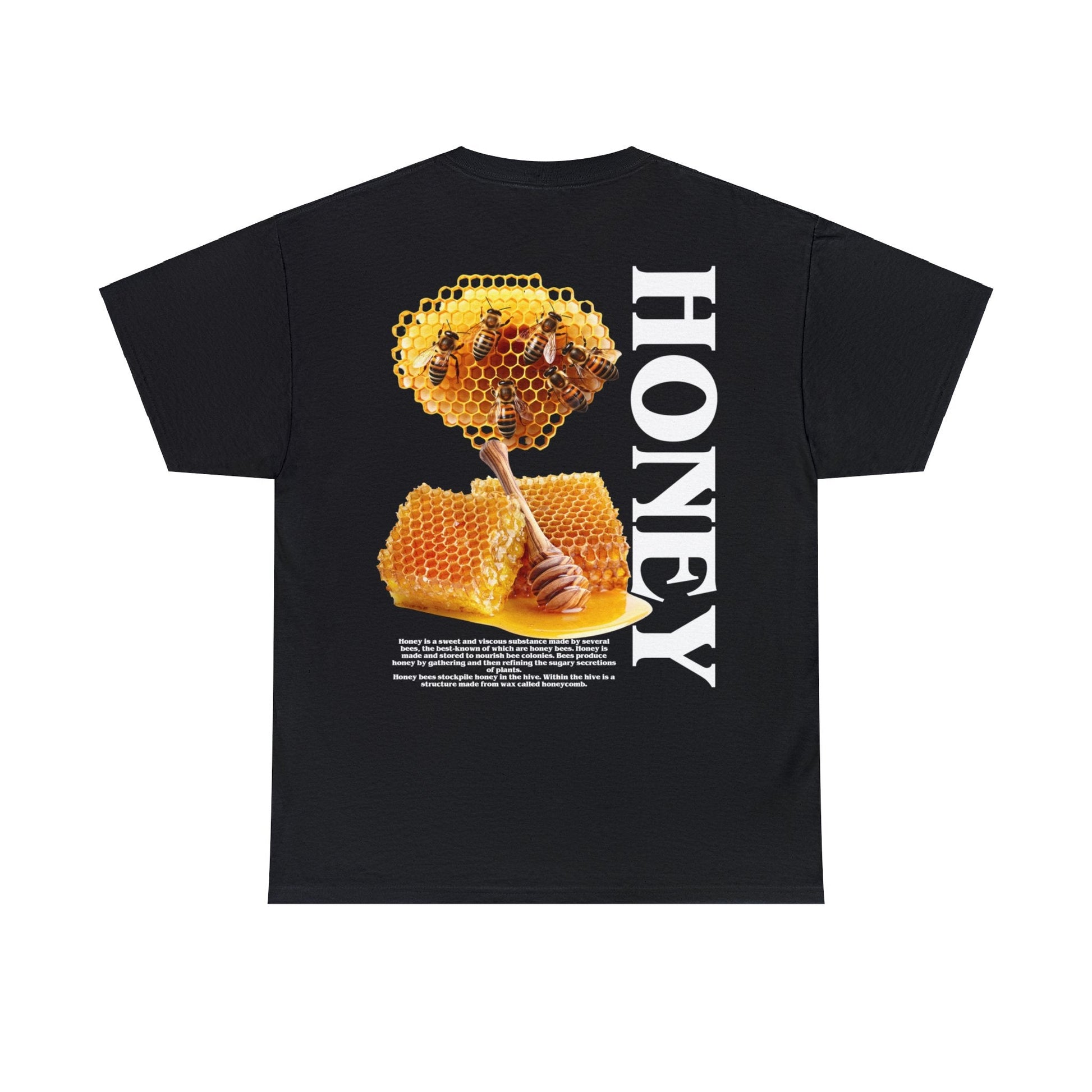 Honey Graphic Tee Graphic Tees Australia Black / S Graphic T-Shirt Australia -  Cool Graphic T-Shirts Online -  Honey Graphic Tee | Bee Graphic T-Shirt Australia