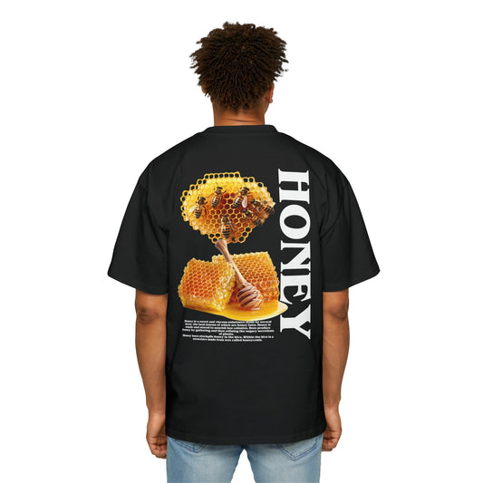 Honey Oversized Tee Graphic Tees Australia Black / S Graphic T-Shirt Australia -  Cool Graphic T-Shirts Online -  Honey Oversized Tee | Bee T-Shirt Australia