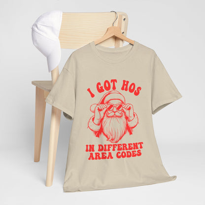 Hos In Diffrent Area Codes Tshirt Printify Graphic T-Shirt Australia -  Cool Graphic T-Shirts Online - 