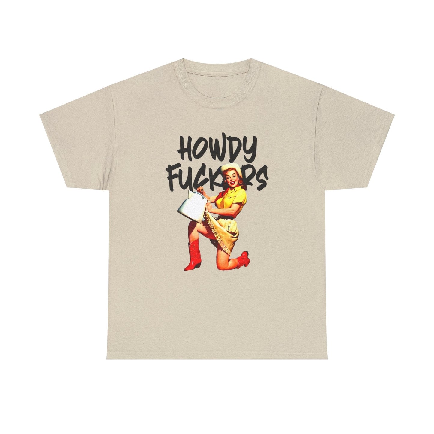 Howdy F*ckers Graphic Tee Graphic Tees Australia Graphic T-Shirt Australia -  Cool Graphic T-Shirts Online -  Howdy F*ckers T-Shirt | Retro T-Shirt Australia