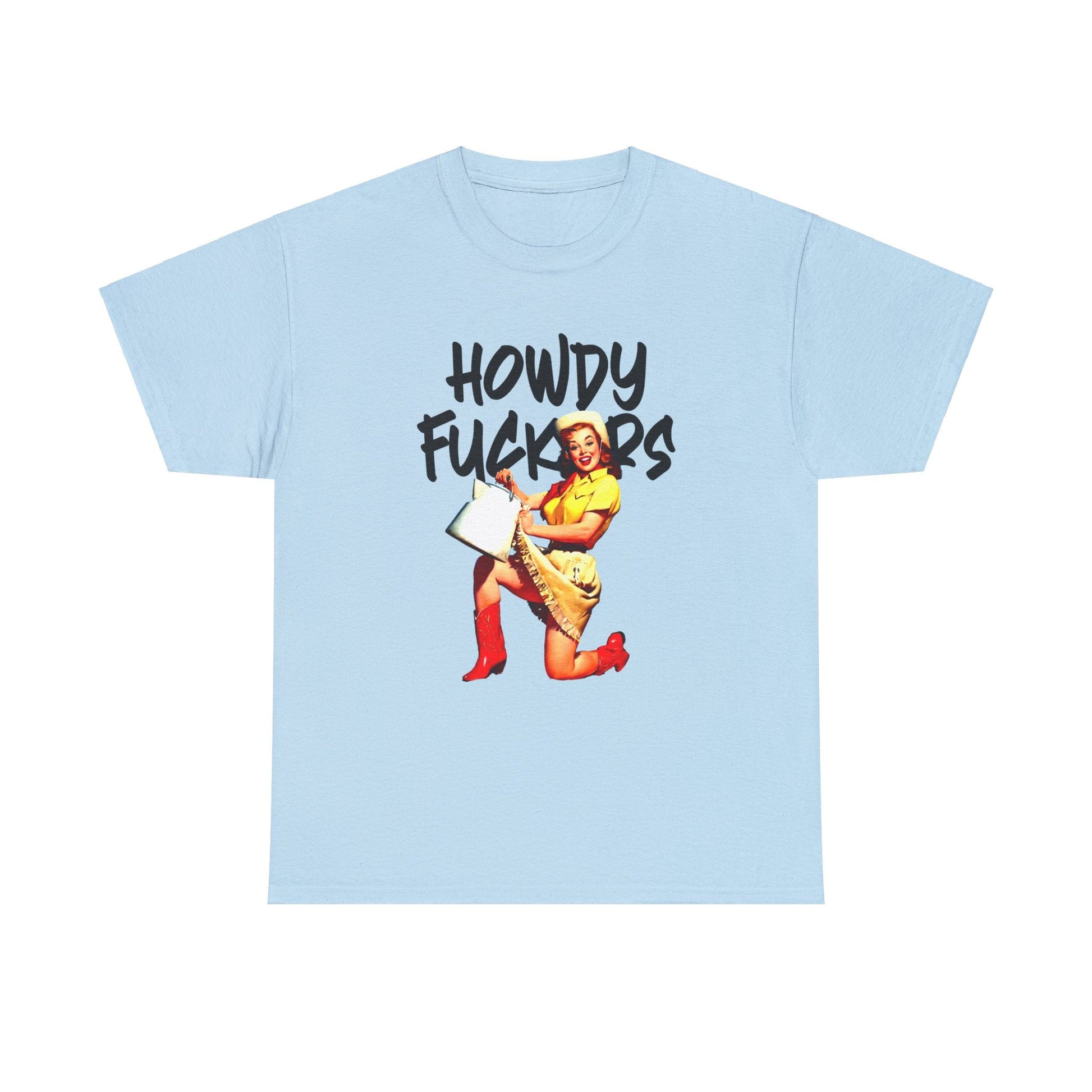 Howdy F*ckers Graphic Tee Graphic Tees Australia Graphic T-Shirt Australia -  Cool Graphic T-Shirts Online -  Howdy F*ckers T-Shirt | Retro T-Shirt Australia