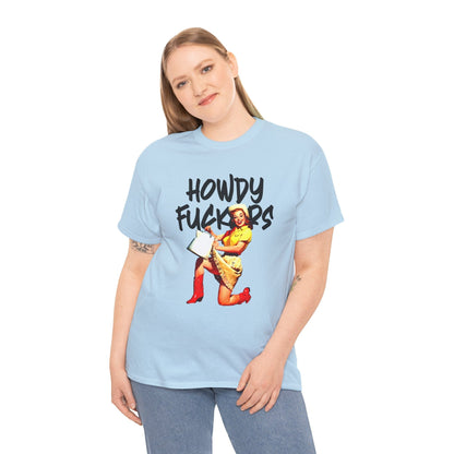 Howdy F*ckers Graphic Tee Graphic Tees Australia Graphic T-Shirt Australia -  Cool Graphic T-Shirts Online -  Howdy F*ckers T-Shirt | Retro T-Shirt Australia