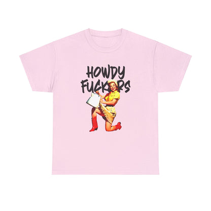 Howdy F*ckers Graphic Tee Graphic Tees Australia Graphic T-Shirt Australia -  Cool Graphic T-Shirts Online -  Howdy F*ckers T-Shirt | Retro T-Shirt Australia