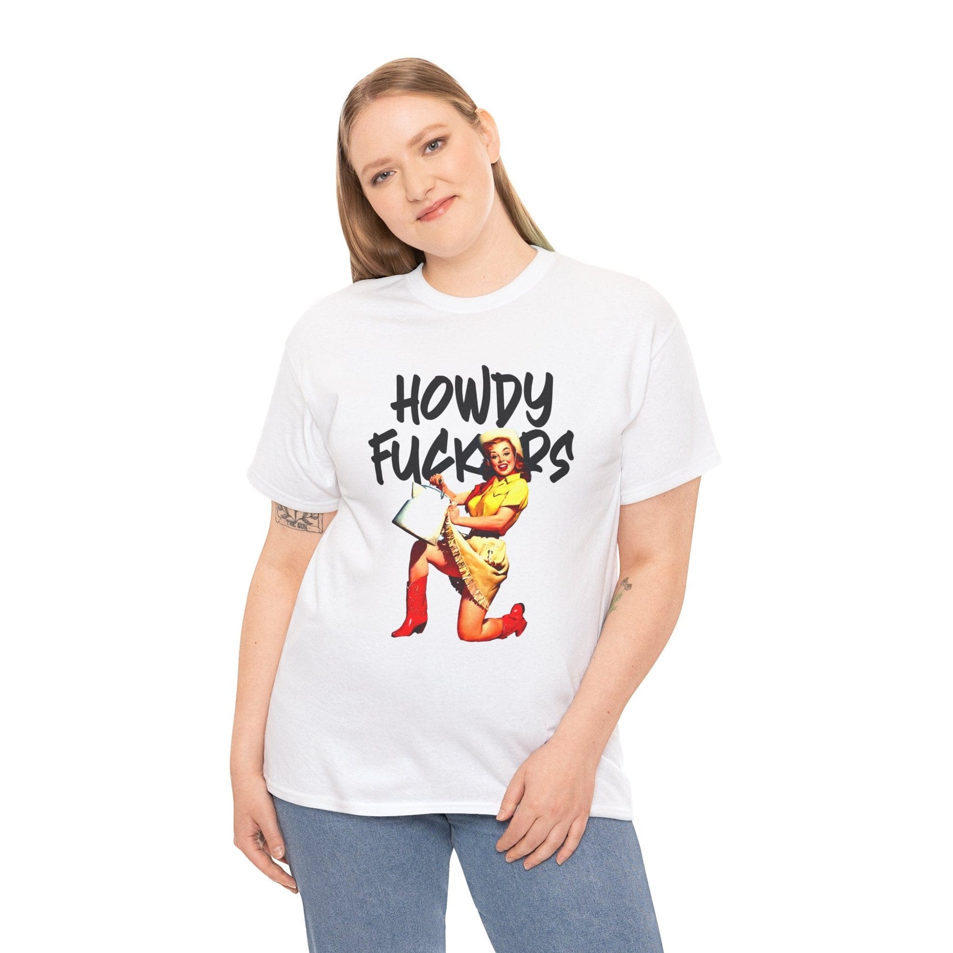 Howdy F*ckers Graphic Tee Graphic Tees Australia Graphic T-Shirt Australia -  Cool Graphic T-Shirts Online -  Howdy F*ckers T-Shirt | Retro T-Shirt Australia