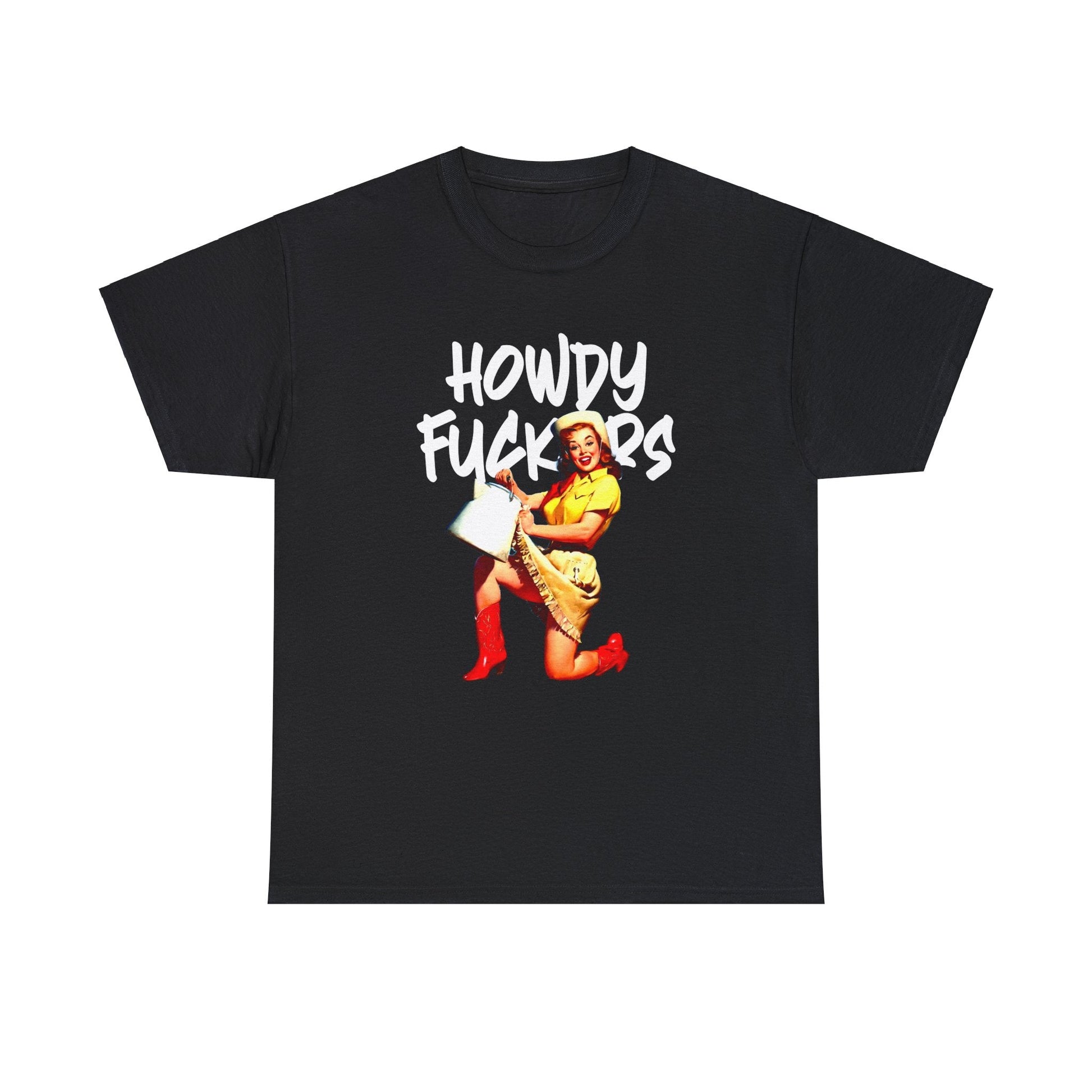 Howdy F*ckers Graphic Tee Graphic Tees Australia Graphic T-Shirt Australia -  Cool Graphic T-Shirts Online -  Howdy F*ckers T-Shirt | Retro T-Shirt Australia