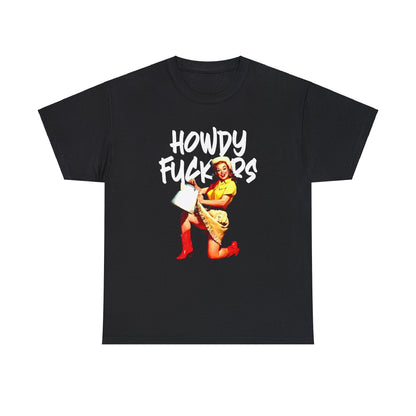 Howdy F*ckers Graphic Tee Graphic Tees Australia Graphic T-Shirt Australia -  Cool Graphic T-Shirts Online -  Howdy F*ckers T-Shirt | Retro T-Shirt Australia