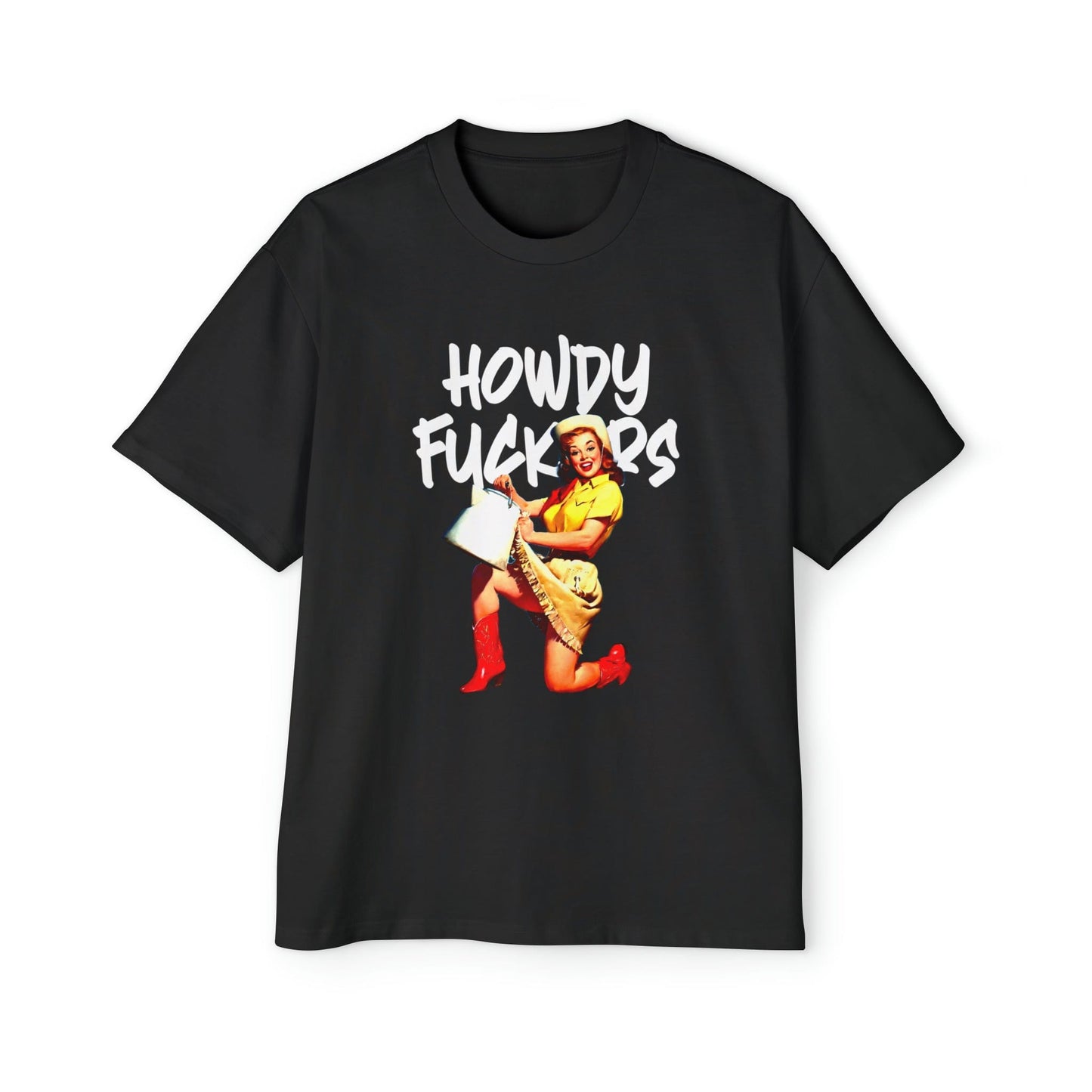 Howdy F*ckers Oversized Tee Graphic Tees Australia Graphic T-Shirt Australia -  Cool Graphic T-Shirts Online -  Howdy F*ckers Oversized Tee | Retro Oversized T-Shirt Australia