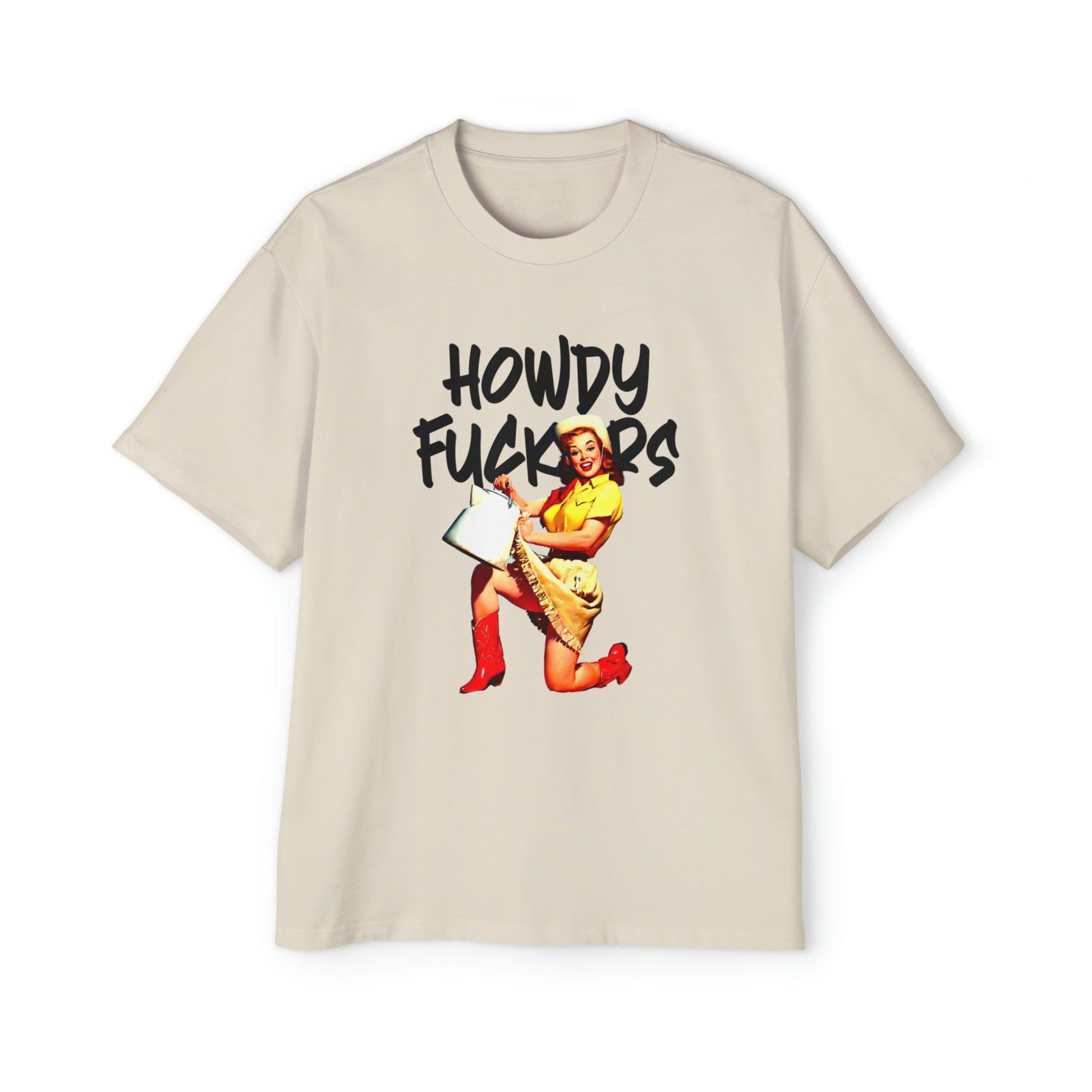 Howdy F*ckers Oversized Tee Graphic Tees Australia Graphic T-Shirt Australia -  Cool Graphic T-Shirts Online -  Howdy F*ckers Oversized Tee | Retro Oversized T-Shirt Australia